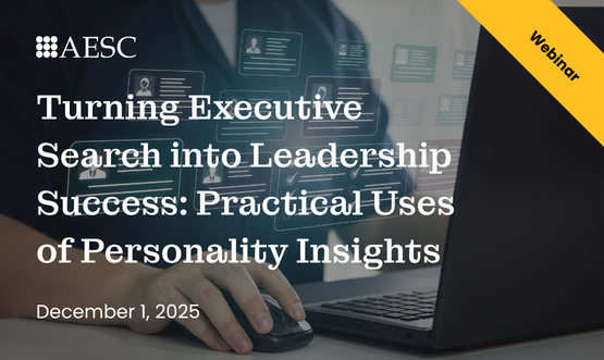 Turning Executive Search into Leadership Success: Practical Uses of Personality Insights