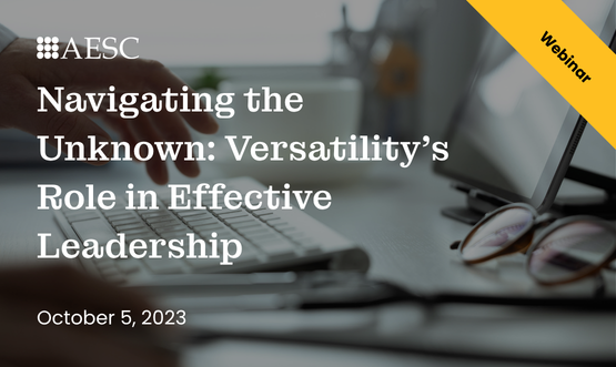 Navigating the Unknown: Versatility's Role in Effective Leadership