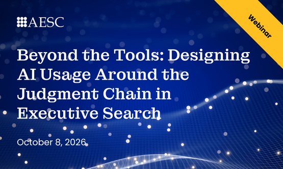 Beyond the Tools: Designing AI Usage Around the Judgment Chain in Executive Search